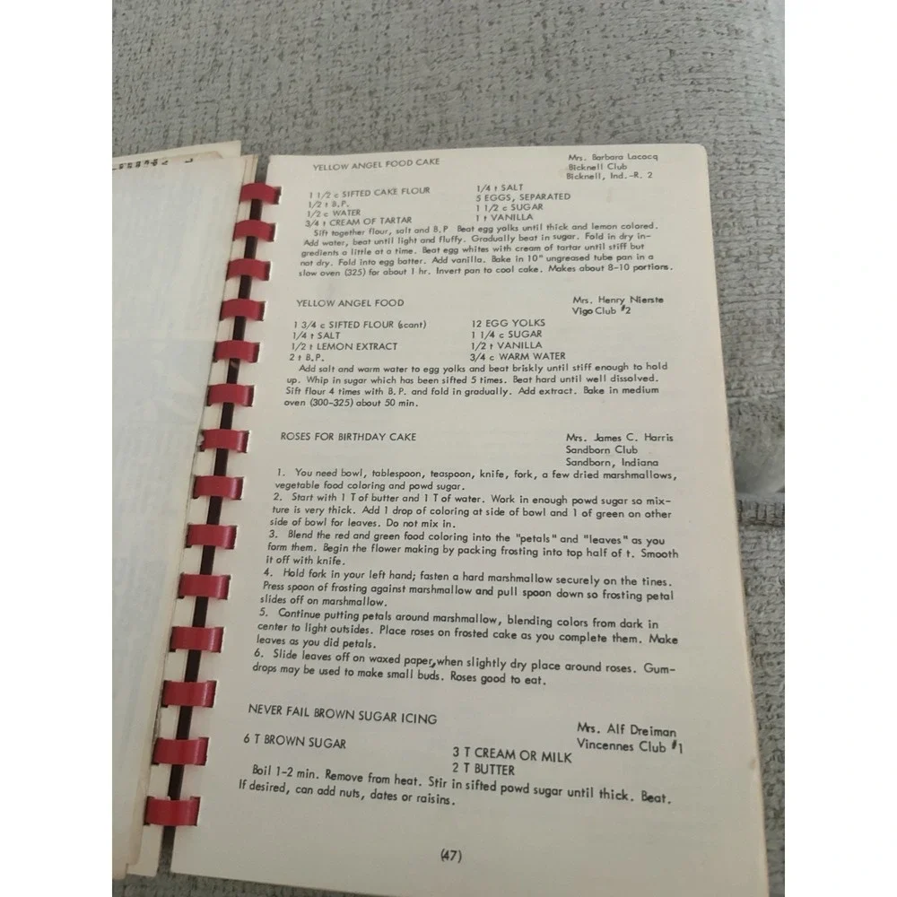 1954 Knox County Home Demonstration Chorus Cookbook (Community Cookbook) - Picture 3 of 5